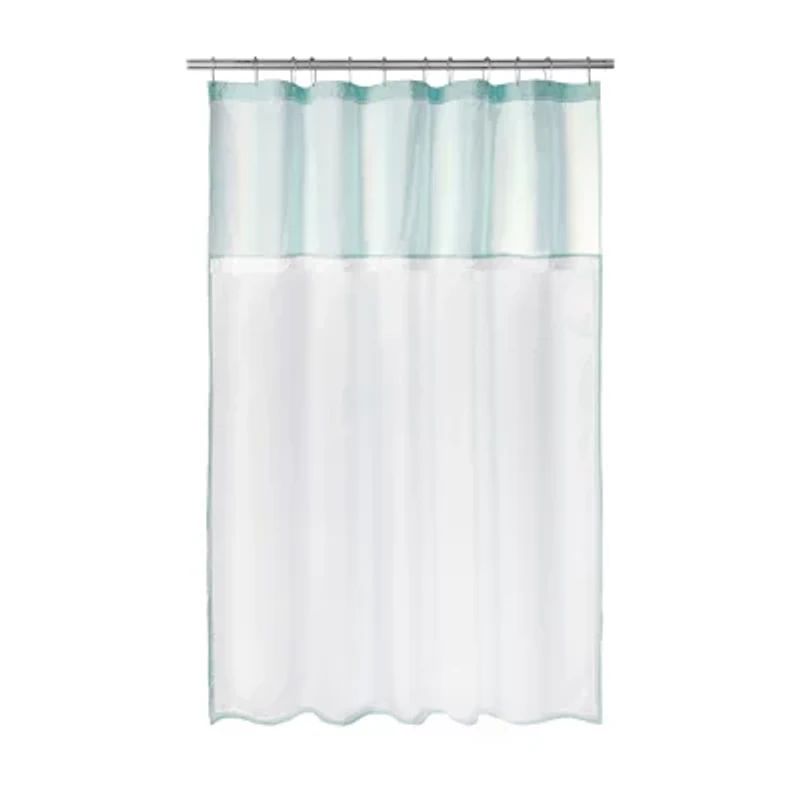 Awesome Home™ Starburst Snap In Liner Hooks Set Shower Curtain Set