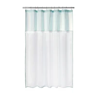 Awesome Home™ Starburst Snap In Liner Hooks Set Shower Curtain Set