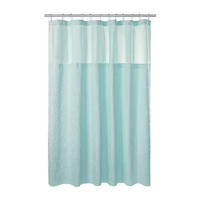 Awesome Home™ Starburst Snap In Liner Hooks Set Shower Curtain Set