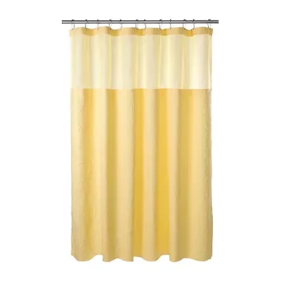 Awesome Home™ Starburst Snap In Liner Hooks Shower Curtain Set