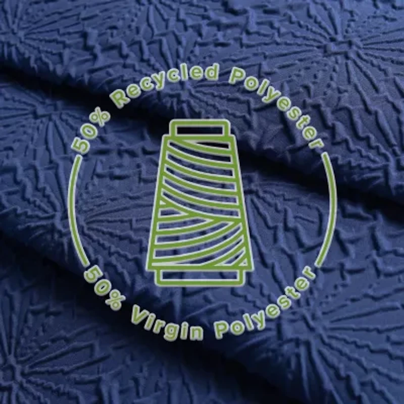 Awesome Home™ Starburst Snap Liner Hooks Shower Curtain Set