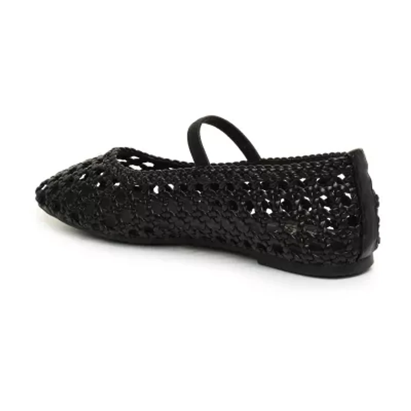 Nicole Miller Womens Round Closed Toe Ballet Flats