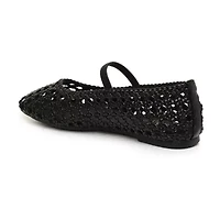 Nicole Miller Womens Round Closed Toe Ballet Flats