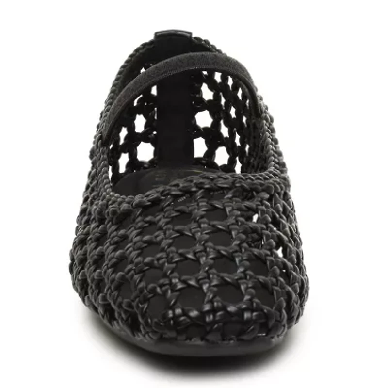 Nicole Miller Womens Round Closed Toe Ballet Flats