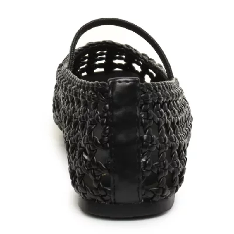 Nicole Miller Womens Round Closed Toe Ballet Flats