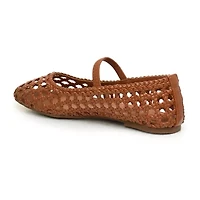 Nicole Miller Womens Round Closed Toe Ballet Flats