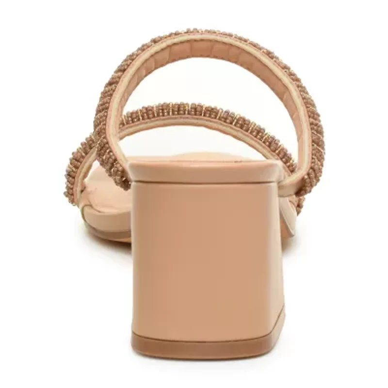 Nicole Miller Womens Heeled Sandals