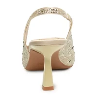 Nicole Miller Womens Pointed Closed Toe Kitten Heel Pumps