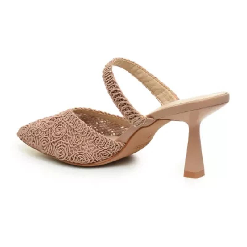 Nicole Miller Womens Pointed Closed Toe Kitten Heel Pumps