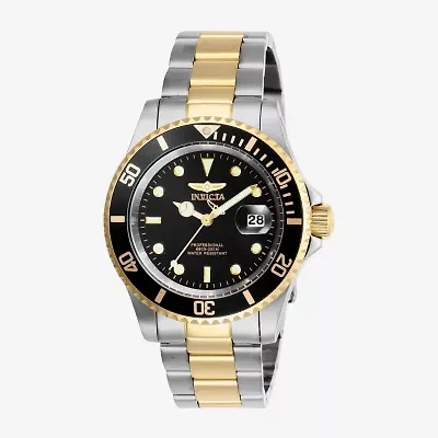 Invicta Pro Diver Mens Gold Tone Stainless Steel Bracelet Watch