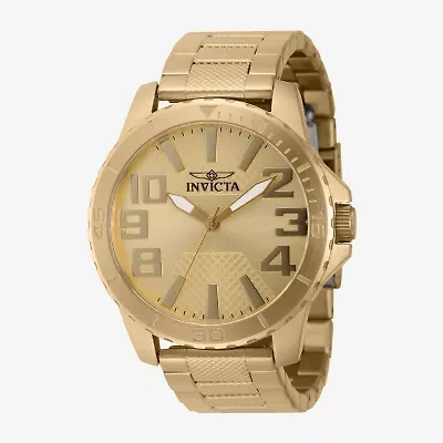Invicta Speedway Mens Gold Tone Stainless Steel Bracelet Watch