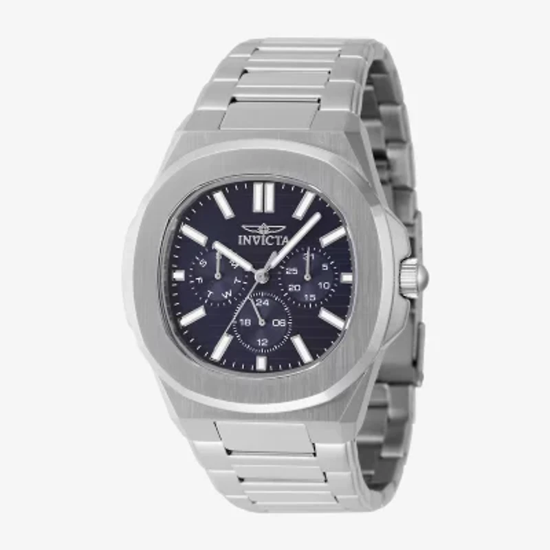 Invicta Speedway Mens Silver Tone Stainless Steel Bracelet Watch 48326