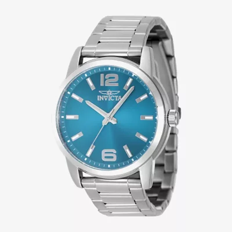 Invicta Celestial Mens Silver Tone Stainless Steel Bracelet Watch 48495