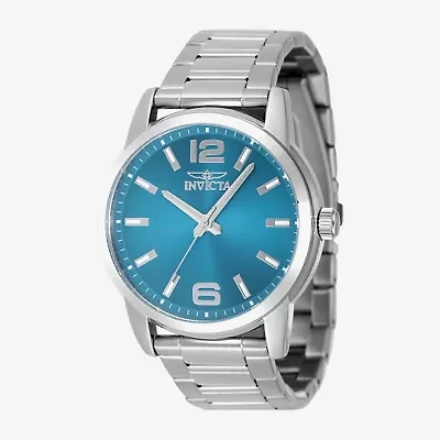 Invicta Celestial Mens Silver Tone Stainless Steel Bracelet Watch 48495