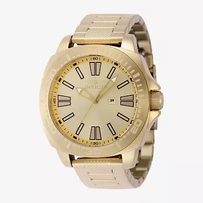 Invicta Speedway Mens Gold Tone Stainless Steel Bracelet Watch 48935