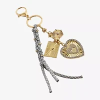 Bijoux Bar Gold Tone Heart Bag Charm