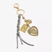 Bijoux Bar Gold Tone Heart Bag Charm