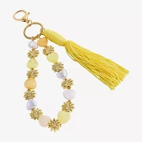Bijoux Bar Gold Tone Flower Bag Charm
