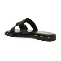 Nicole By Miller Womens Flat Sandals