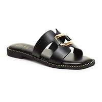 Nicole By Miller Womens Flat Sandals