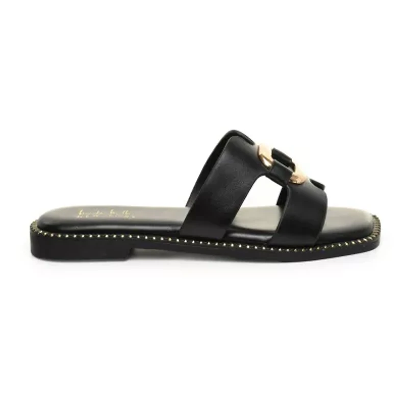 Nicole By Miller Womens Flat Sandals