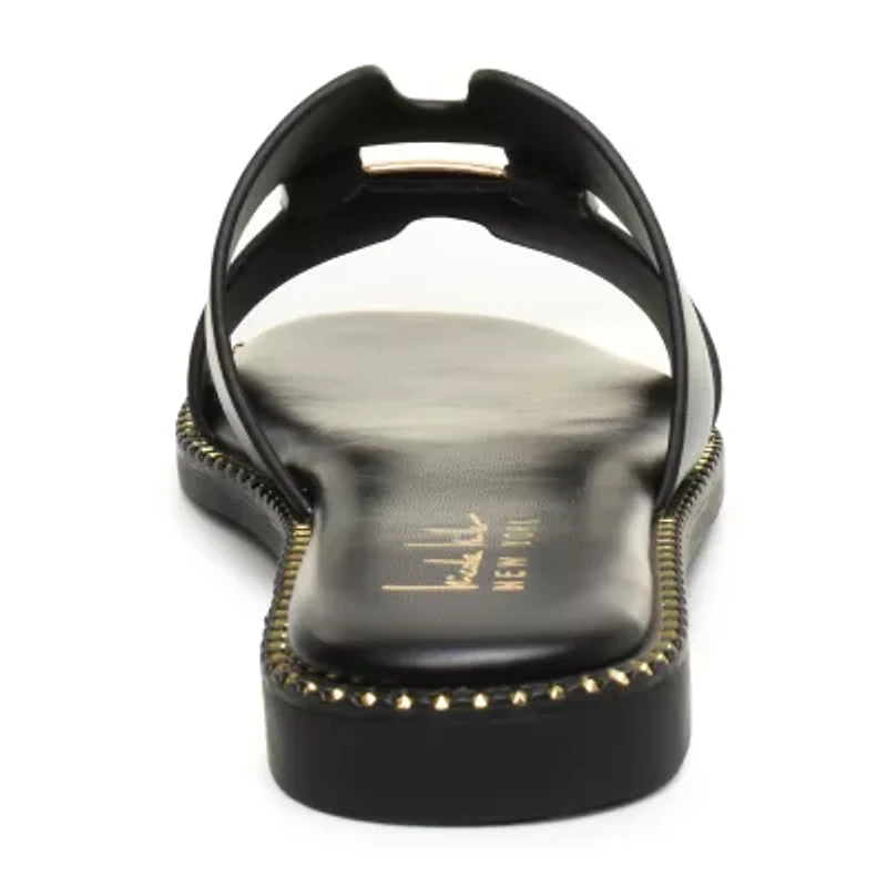 Nicole By Miller Womens Flat Sandals