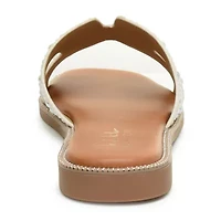 Nicole Miller Womens Flat Sandals