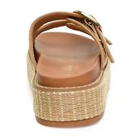 Nicole Miller Keren Womens Footbed Sandals