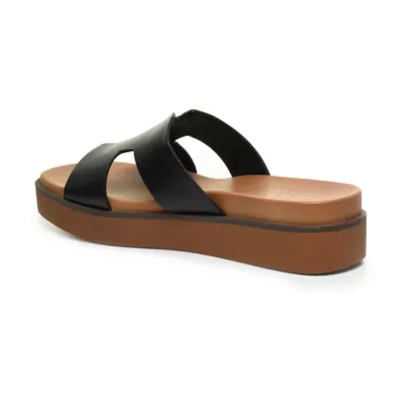 Nicole Miller Womens Footbed Sandals