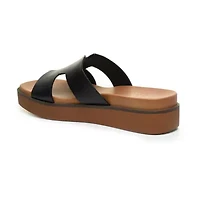 Nicole Miller Womens Footbed Sandals