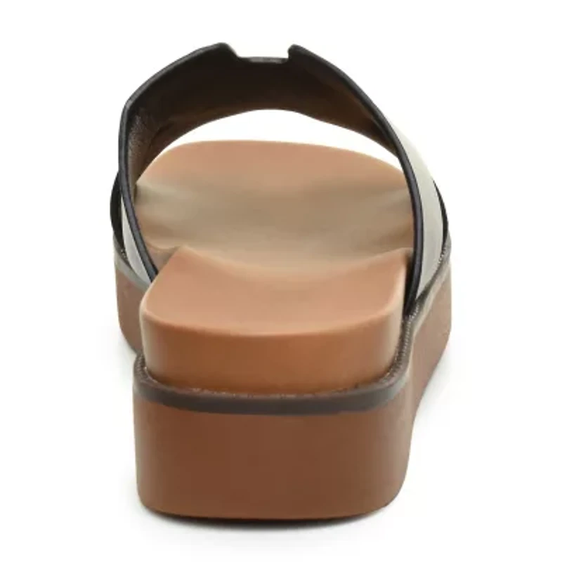 Nicole Miller Womens Footbed Sandals