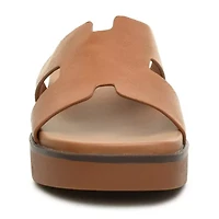 Nicole Miller Trams Womens Footbed Sandals