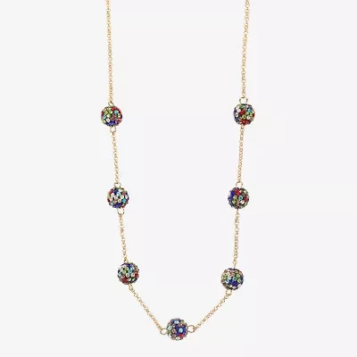 Monet Jewelry Strand Womens 17 Inch Collar Necklace