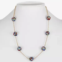Monet Jewelry Strand Womens 17 Inch Collar Necklace