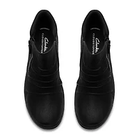 Clarks Womens Breeze Path Flat Heel Booties