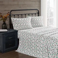 Truly Soft Holiday Dogs Flannel Sheet Set