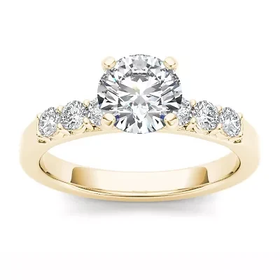 CT.T.W. Natural Round Diamond 14K Gold Engagement Ring