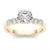 CT.T.W. Natural Round Diamond 14K Gold Engagement Ring