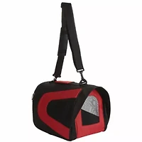 The Pet Life Airline Approved Folding Zippered Sporty Mesh Pet Carrier