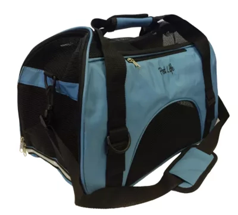 The Pet Life Airline Approved Altitude Force Sporty Zippered Fashion Carrier