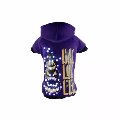 The Pet Life LED Lighting Halloween Happy Snowman Hooded Sweater Pet Costume
