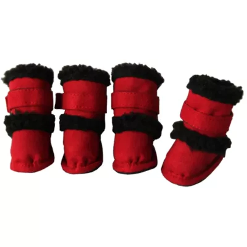 The Pet Life Faux Shearling "Duggz" Pet Shoes