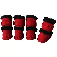 The Pet Life Faux Shearling "Duggz" Pet Shoes