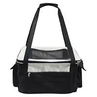 The Pet Life Lightweight Collapsible Safety Travel Wire Folding Pet Car Seat Carrier