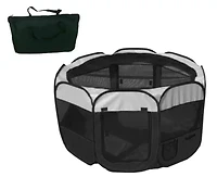 The Pet Life All-Terrain' Lightweight Easy FoldingWire-Framed Collapsible Travel Playpen