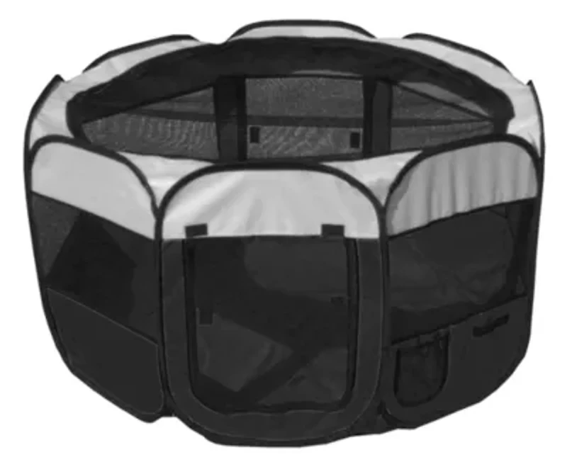The Pet Life All-Terrain' Lightweight Easy FoldingWire-Framed Collapsible Travel Playpen