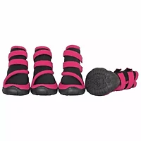 The Pet Life Performance-Coned Premium Stretch Supportive Pet Shoes - Set Of 4
