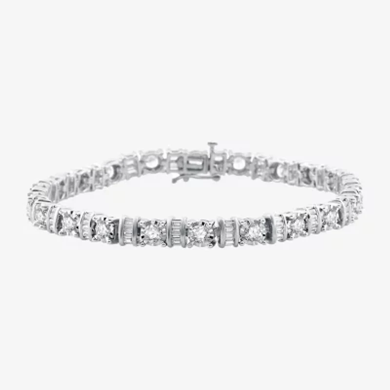 5 CT. T.W. White Diamond 10K Gold Tennis Bracelet