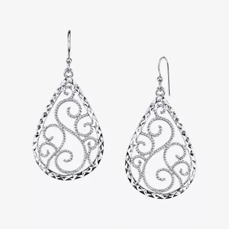Sterling Silver Teardrop Earrings
