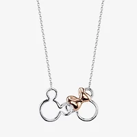 Pure Silver Over Brass Pendant Necklace
